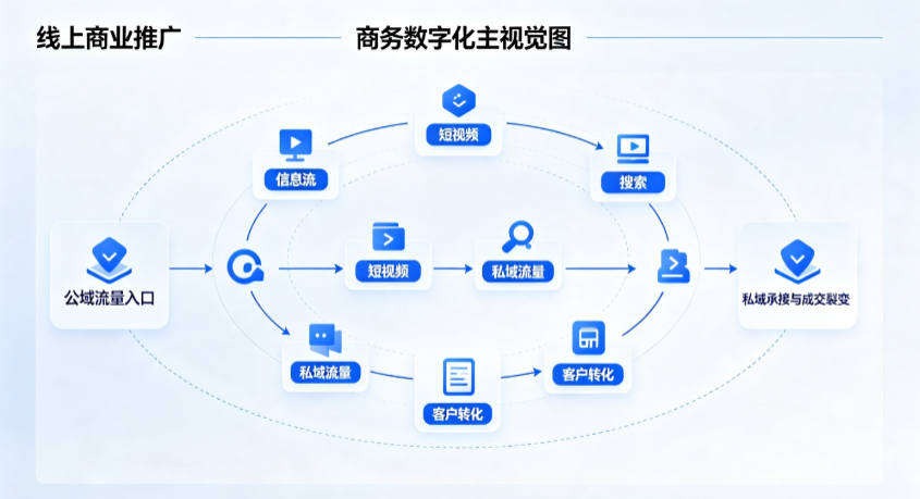 仁怀市线上商业推广怎么做？全域流量闭环搭建与低成本转化实战指南